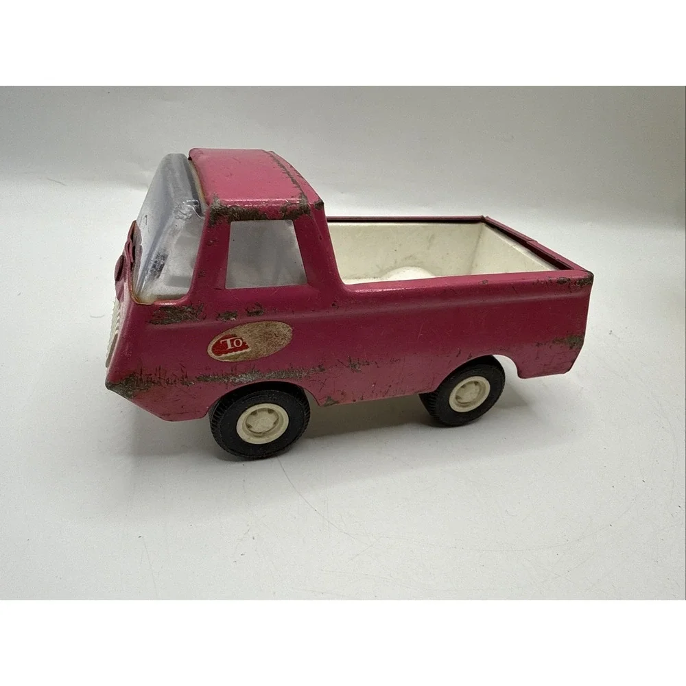 Vintage Lot of 5 Tonka Vehicles (car Carrier, Truck, Roadster, Tow Truck, Van)